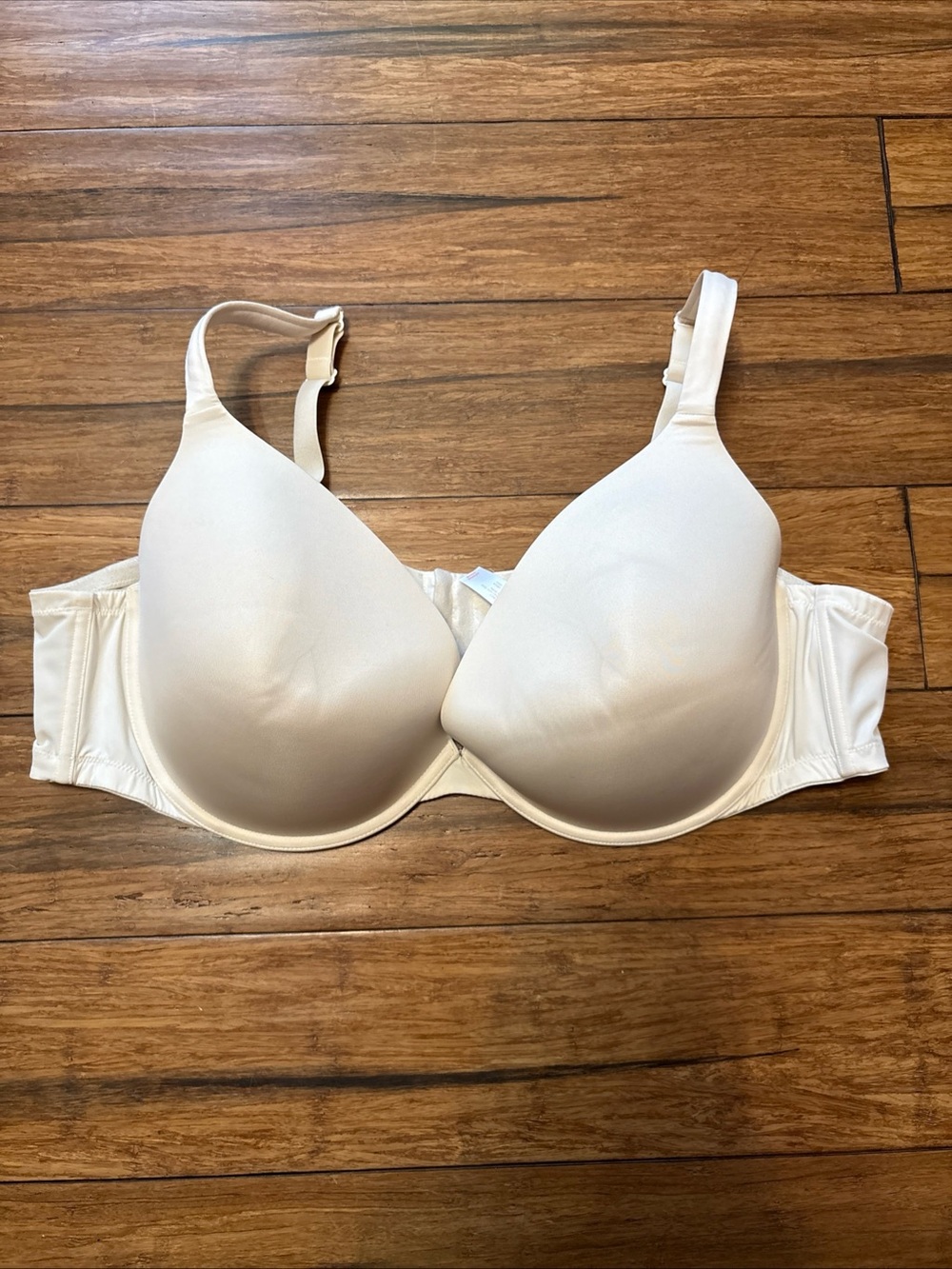 Cacique White Underwire Full Coverage Bra 50C Plus Size Lane Bryant Boost Plunge